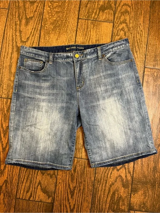 Michael Kors Light Blue Denim Jean Shorts
