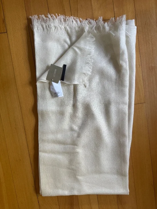 J.Crew Refined silk-cashmere wrap