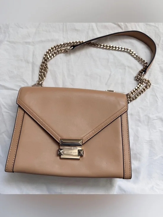 Michael Kors Tan Leather Crossbody/Shoulder Bag