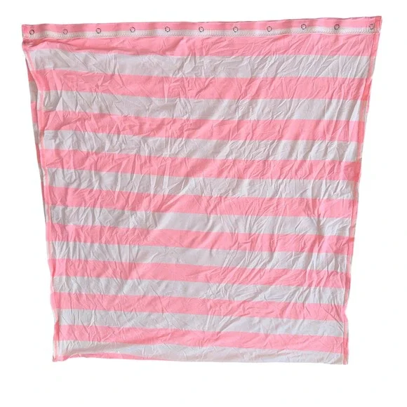 Lululemon Vinyasa Scarf Pink White Striped Multi Way Snap Wrap Accessory