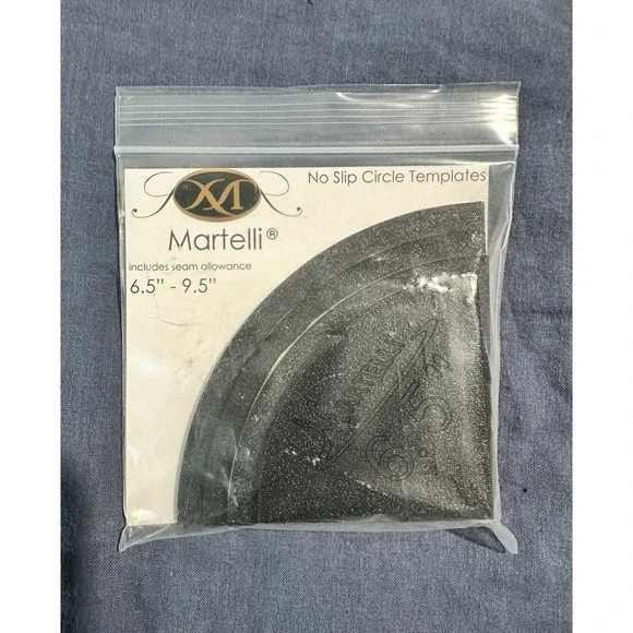 MARTELLI NOTIONS #CTS-69 NO-SLIP CIRCLE‎ TEMPLATES - 6.5