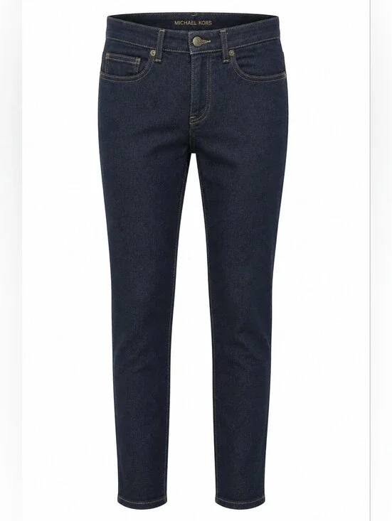 Michael Kors Dark Wash Skinny Jeans Size 6 28x29 Denim Pants 3015
