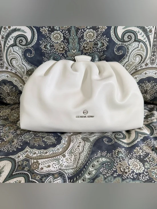 Michael Kors Nola faux leather convertible clutch