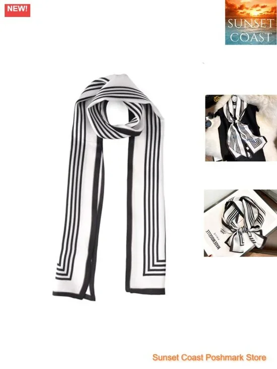 100% Mulberry Silk Long Scarf 59