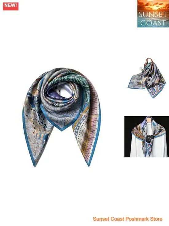 100% Pure Mulberry Silk Scarf 35