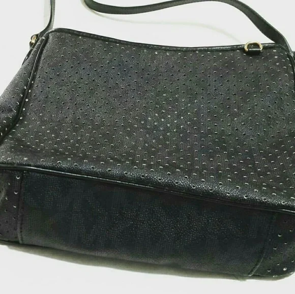 Michael Kors Perforated Leather Signature Bag