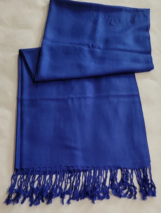 Make Your Offer: FA Bold Cobalt Knit Scarf