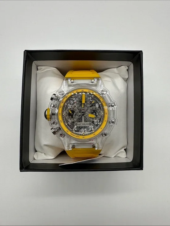 Invicta - Vaulthan - Men's Watch - 44mm - Yellow/Clear - (69677)