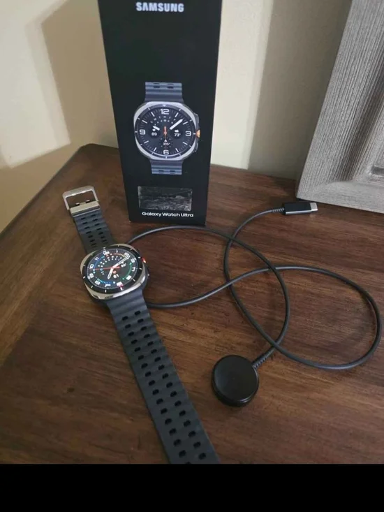 Samsung Galaxy Watch Ultra - Black and Silver Case