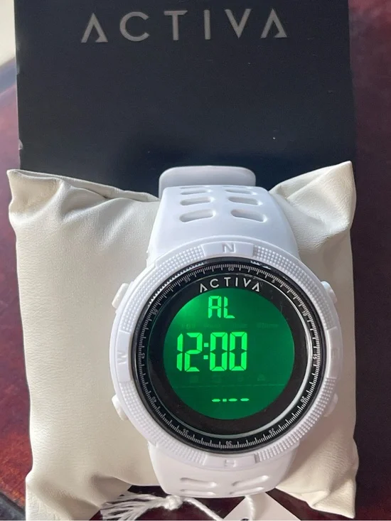 Activa X Invicta Digital Men's Watch - 50mm, White (ACW1915-007)