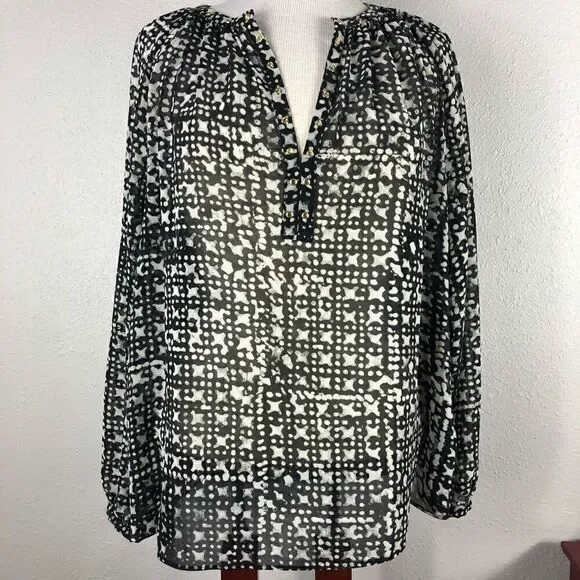 Michael Kors Blouse Top Size M
