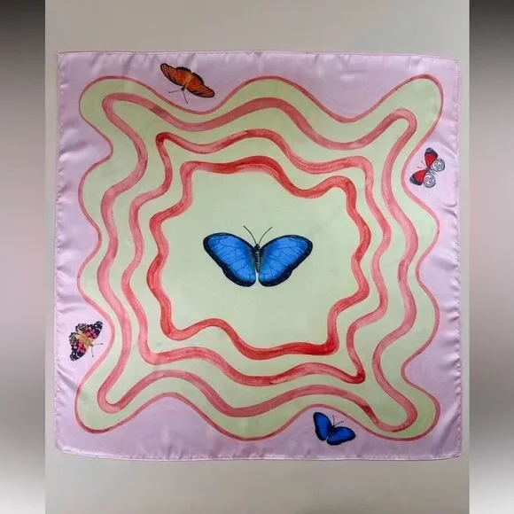 Butterfly scarf P100
