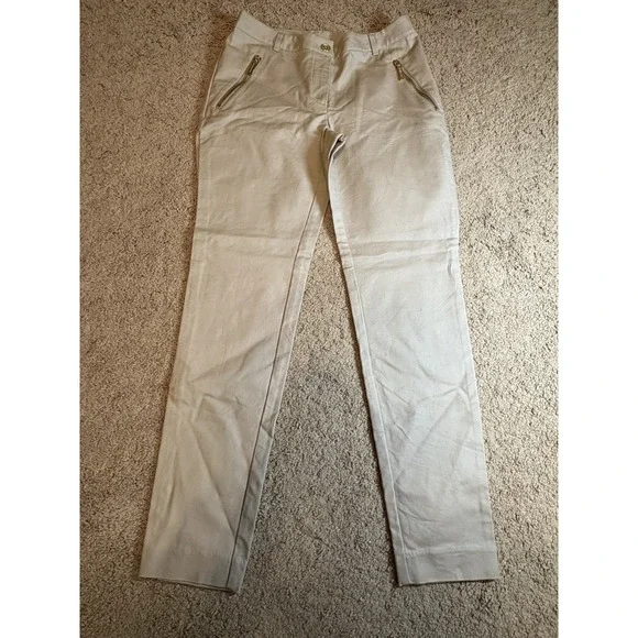 Michael Kors Slim Fit Brown‎ Chino Pants Women's Size 6 Skinny Leg Professional