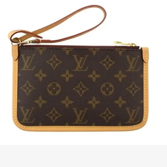 Authentic Louis Vuitton Monogram Carryall Pochette