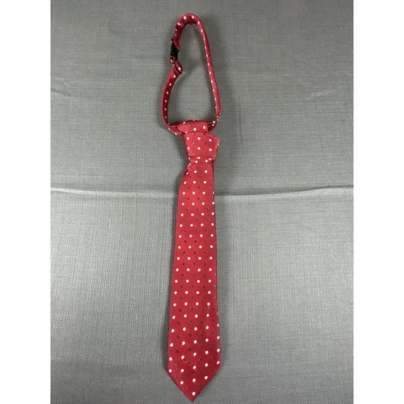A Child's Place Boys Red Polka‎ Dot Tie 24 Mos-4T