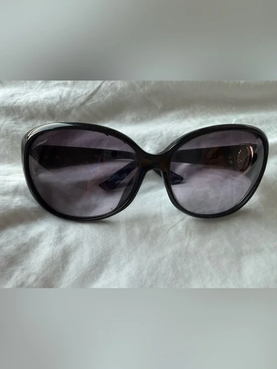 Vintage Gucci Horsebit Optyl Sunglasses Black Made in Italy