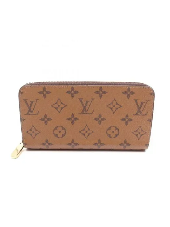 Louis Vuitton Round Wallet Zippy Monogram Reverse