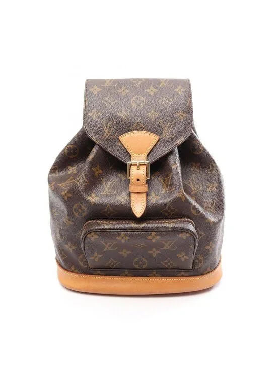 Louis Vuitton Backpack Montsouris MM Canvas Leather