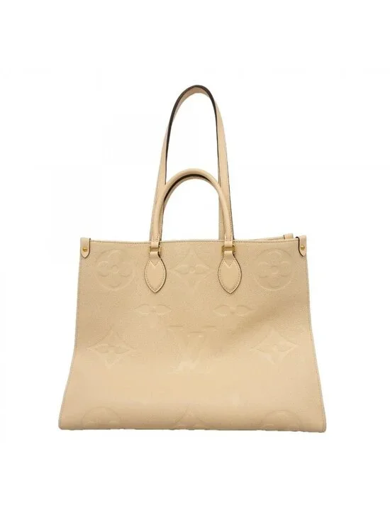Louis Vuitton Tote Monogram Empreinte On The Go GM Cream