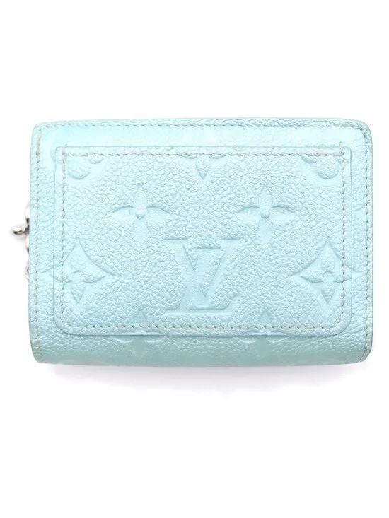 Louis Vuitton Monogram Empreinte Portefeuille Clair Leather Compact Wallet