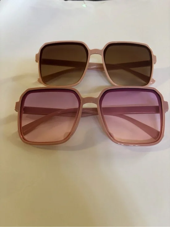 Stylish Square Pink Women's Sunglasses