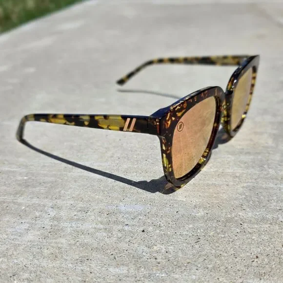 Blenders Women's Growe Eyewear Tortise Wildcat Love BE4104 Polarized Sunglasses