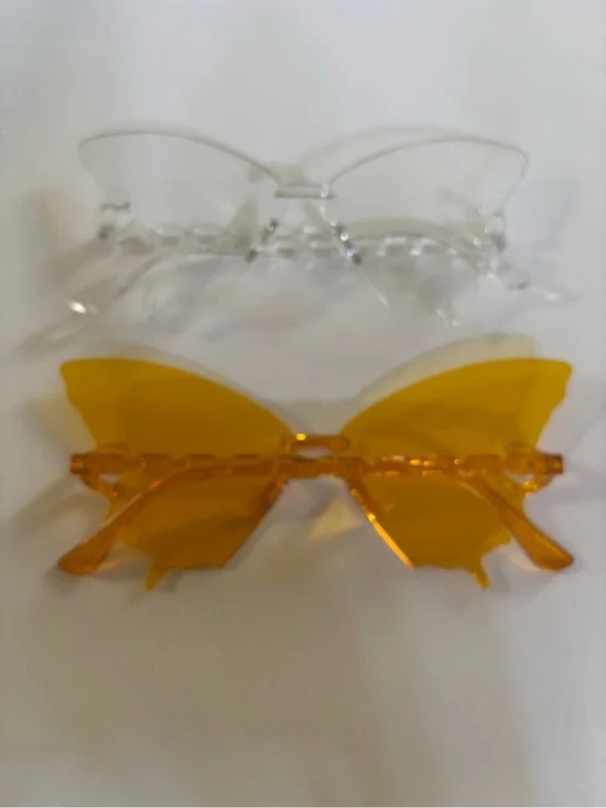 Butterfly Frame Yellow Women’s Sunglasses