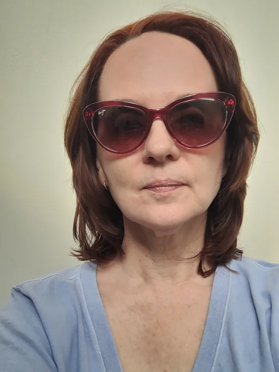 Maui Jim Kalani Cat-Eye Sunglasses in Raspberry with Rose Polarized Lenses