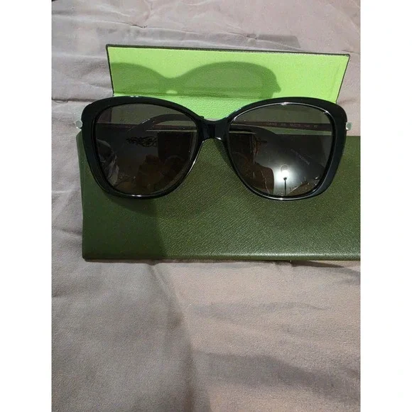 Longchamp LO616S 001 Butterfly Black Silver Sunglasses Gradient Lens 56-15-140