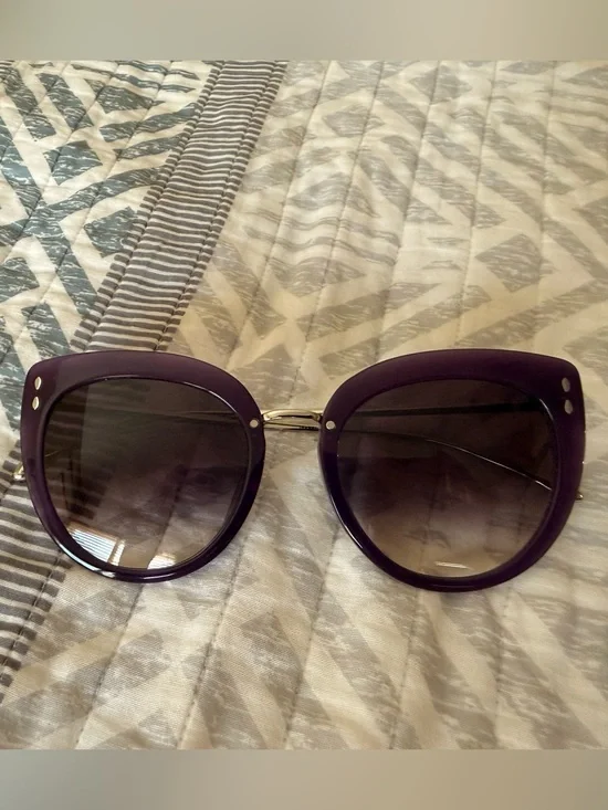 Purple Cat-Eye Women's Sunglasses