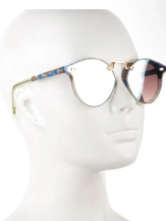 Krewe Blue Marble St Nylon Gradient Women's Sunglasses