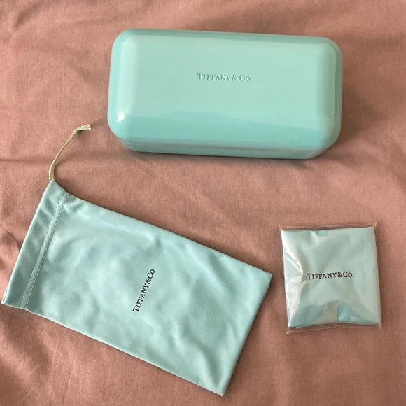 Oversized hard shell Tiffany & Co. Sunglasses case
