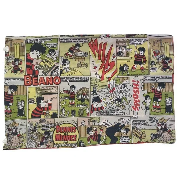 Beano Dennis the Menace Pillowcase Fabric Panel Cotton Blend John Lewis 18x27