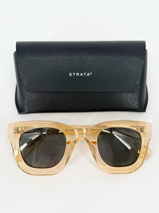 STRATA Roadcage Clear Acetate Sunglasses