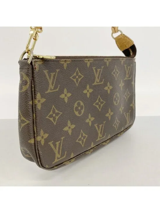 Louis Vuitton Pouch Monogram Pochette Soirle Brown