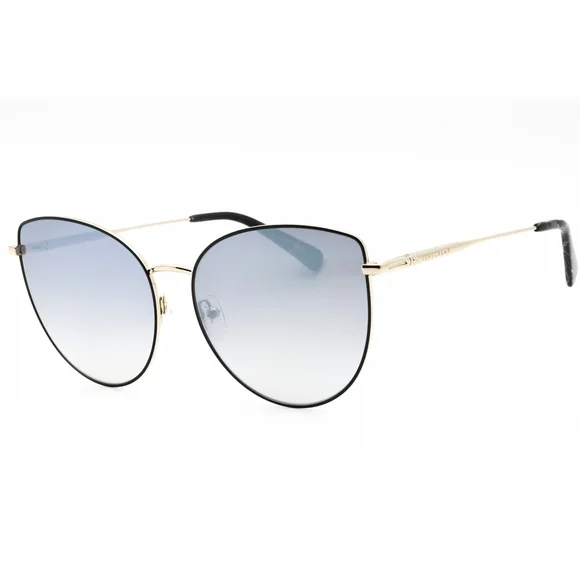 NWT Longchamp LO158S Black Cat Eye 60mm Sunglasses