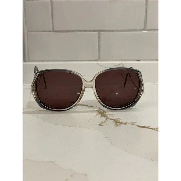 Vintage Univis‎ 140 Sunglasses FRAMES ONLY Women Retro Curved Clear Prescription