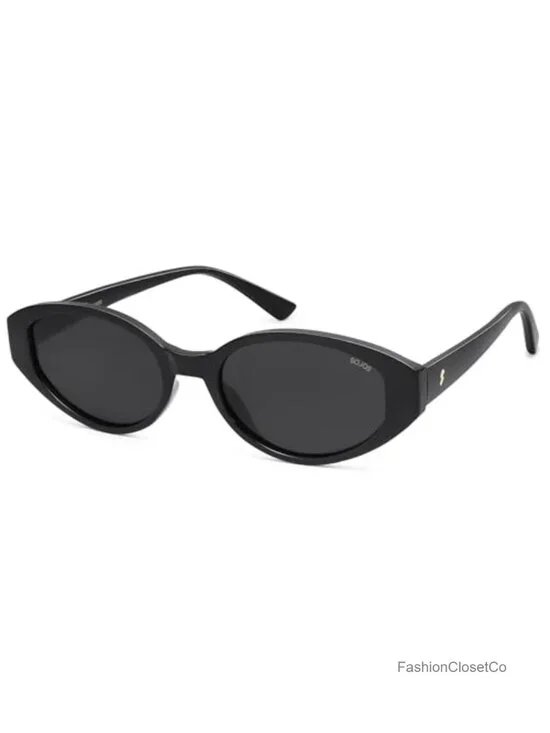 Retro Oval Polarized Cat Eye Sunglasses with UV400 Protection Lightweight
