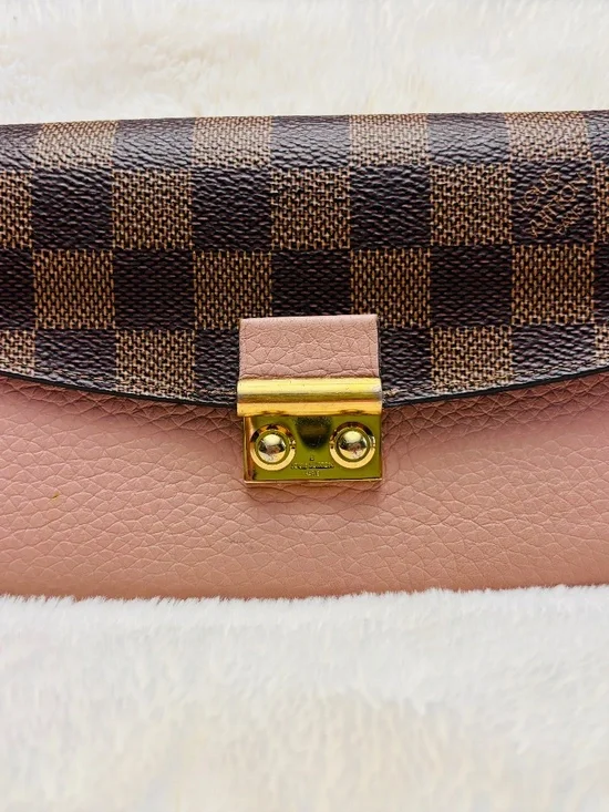 Louis Vuitton Damier Ebene Croisette Wallet