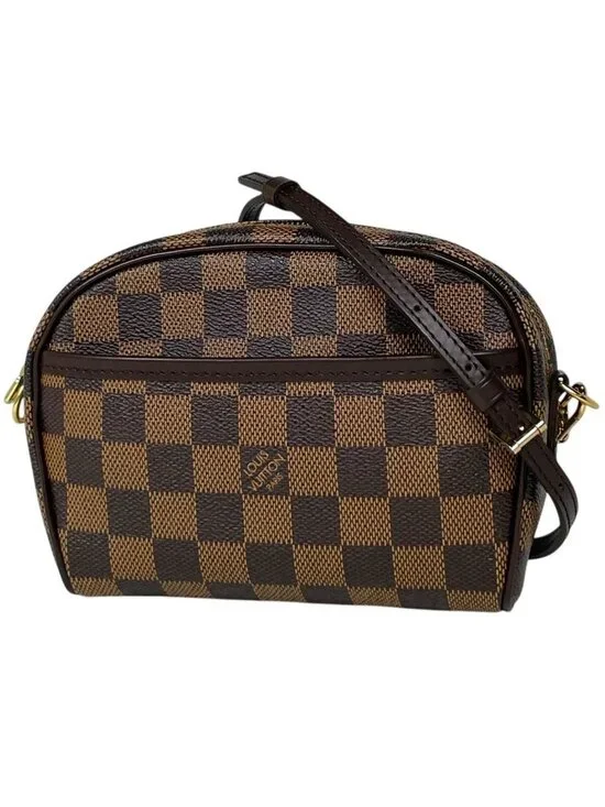 Louis Vuitton Pochette Ipanema Shoulder Bag Damier Brown