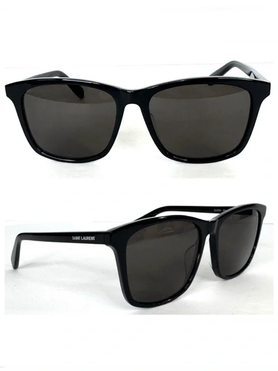 SAINT LAURENT Black SL 205/K Sunglasses Made in Italy