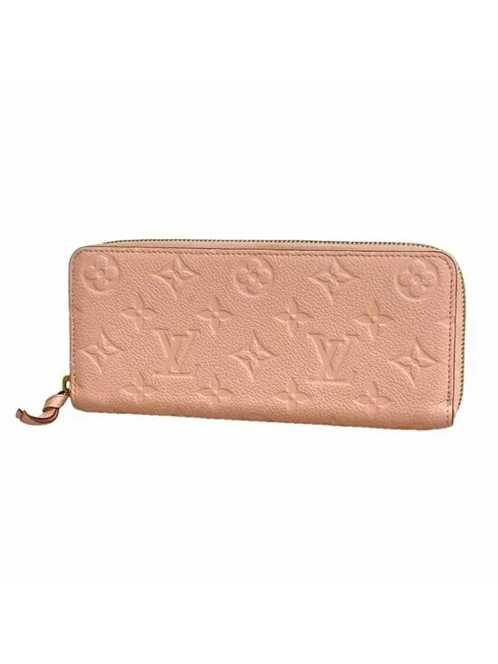 Louis Vuitton Wallet Monogram Empreinte Portefeuille Clemence Rose Velours