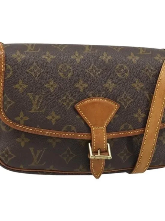 LOUIS VUITTON Monogram Sologne Shoulder Bag M42250 LV Auth fm5361