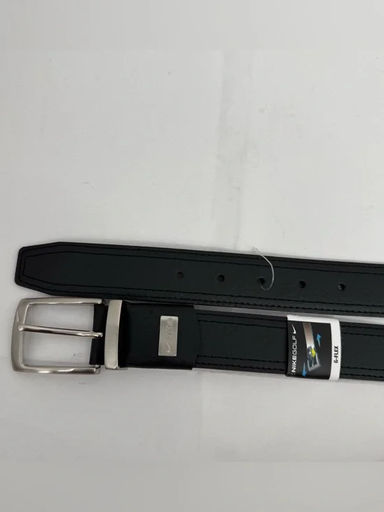 NWT Nike Golf Men's G-Flex Belt Size 42 Black 100% Genuine Leather