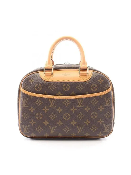 Louis Vuitton Handbag Trouville Monogram Canvas Leather