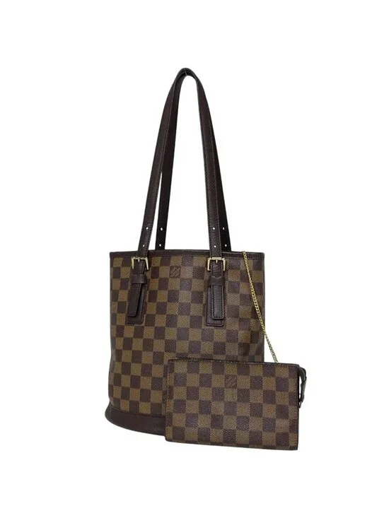 Louis Vuitton Marais Handbag Shoulder Damier Brown
