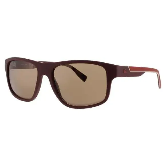 NWT Lacoste L6057S Burgundy 57mm Sunglasses