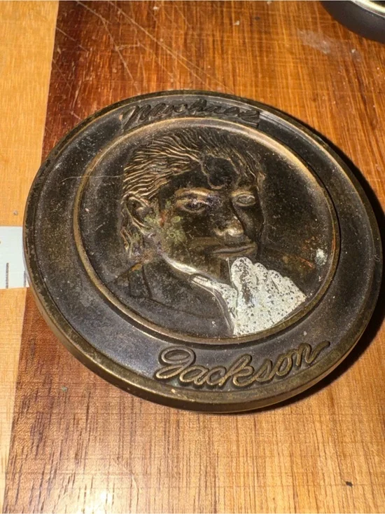 Micheal Jackson Triumph Brass-Toned Belt Buckle