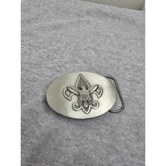 Vintage Boy Scouts of America Fine Pewter Eagle Belt Buckle