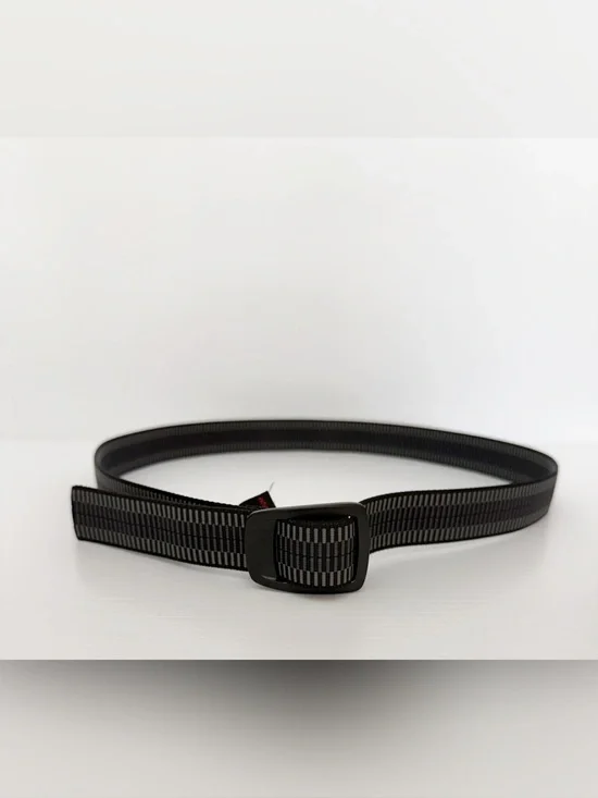 Bison Designs Stealth Black Buckle Belt - M